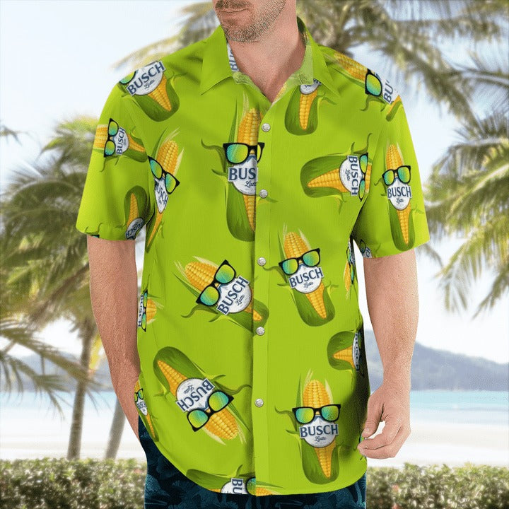 Busch Latte Hawaiian Shirt