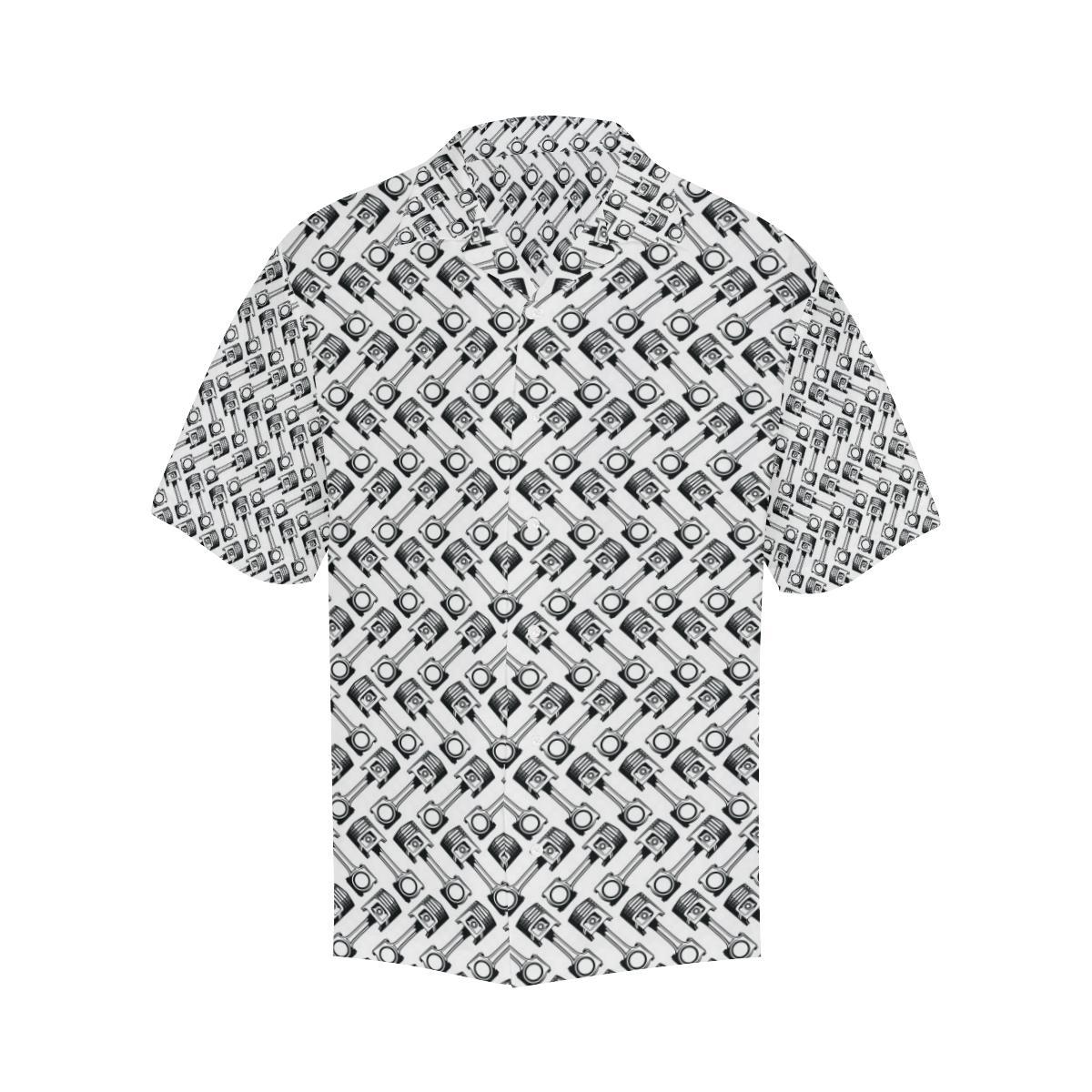 Engine Piston Pattern Print Design 03 Mens All Over Hawaiian Shirt