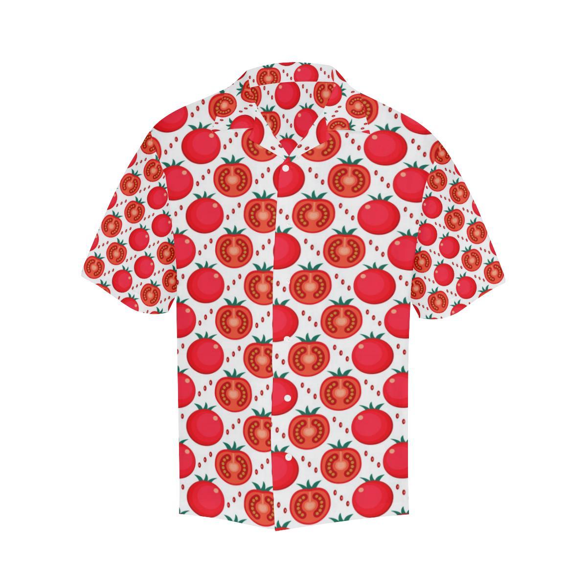 Tomato Pattern Mens All Over Print Hawaiian Shirt
