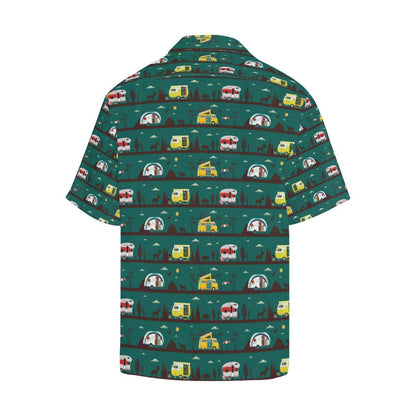 Camper Pattern Print Design Hawaiian Shirt