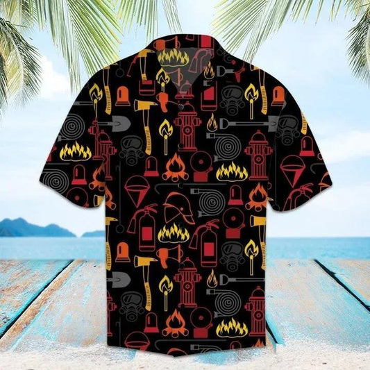 Firefighter Hawaiian Shirt | For Men & Women | Adult | HW1279