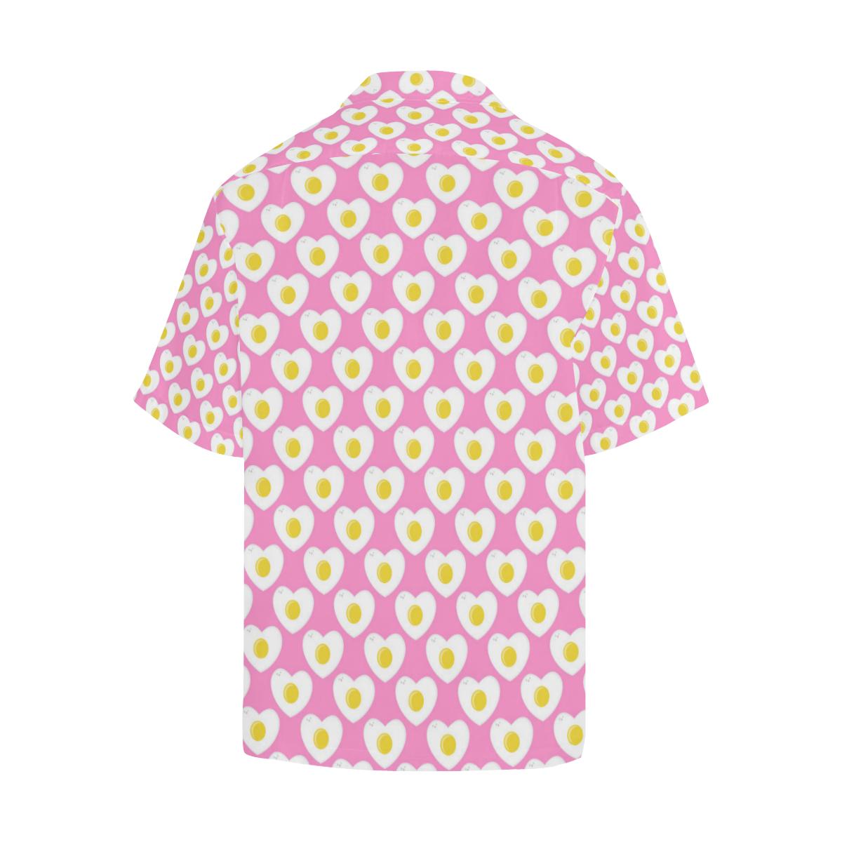 Fried Eggs Pattern Print Design 02 Mens All Over Hawaiian Shirt