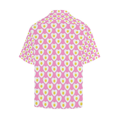 Fried Eggs Pattern Print Design 02 Mens All Over Hawaiian Shirt