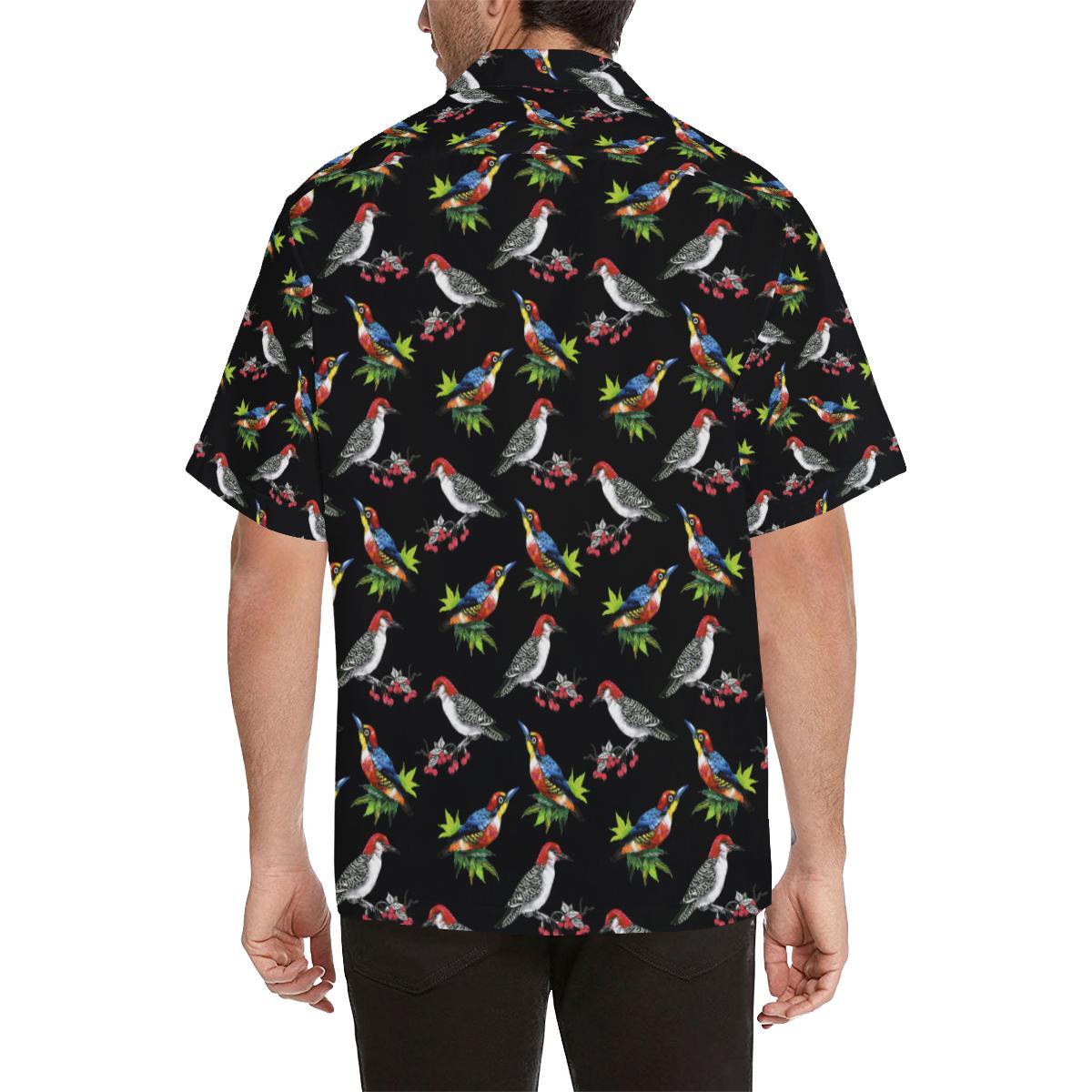 Birds Pattern Print Design Hawaiian Shirt