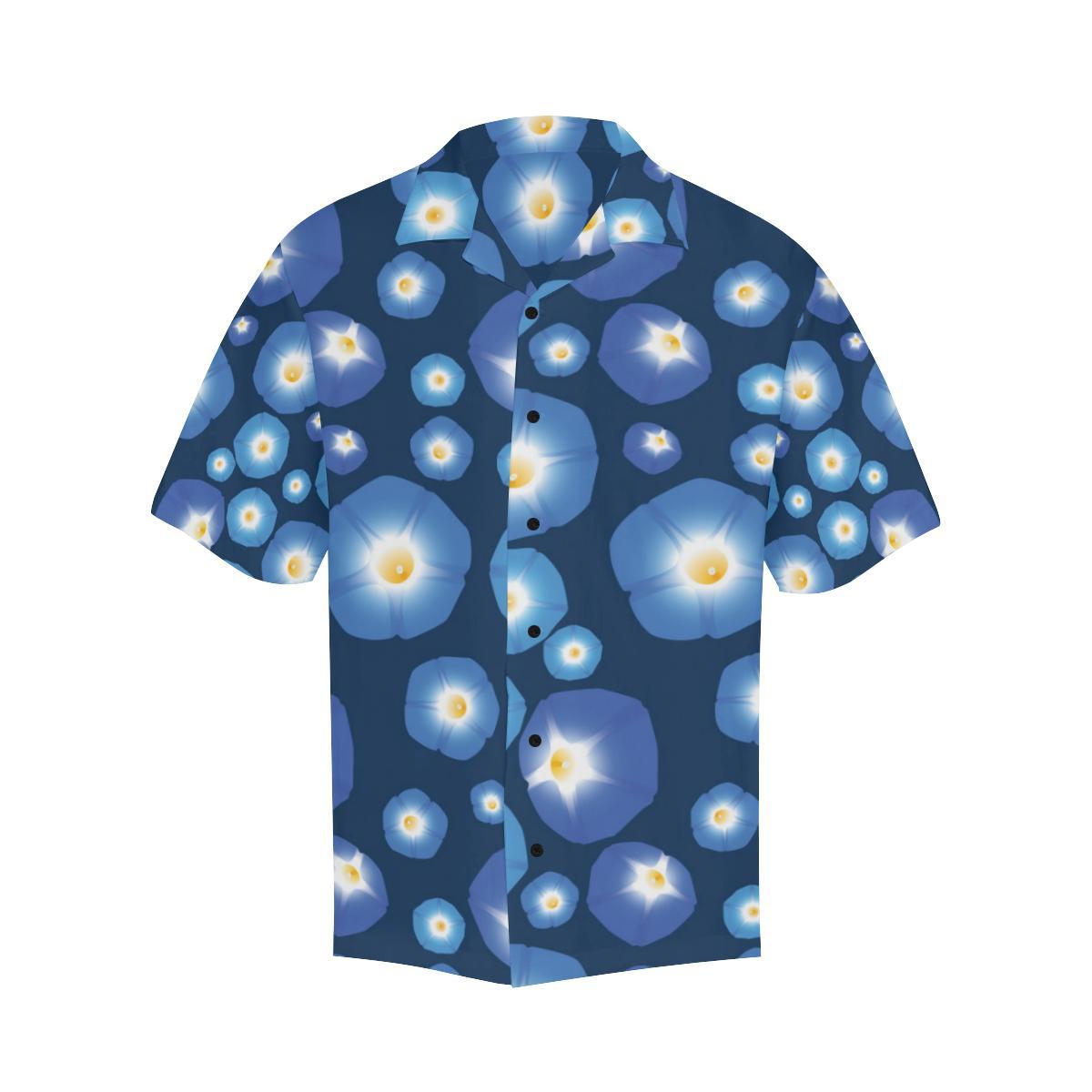 Morning Glory Pattern Print Design Hawaiian Shirt