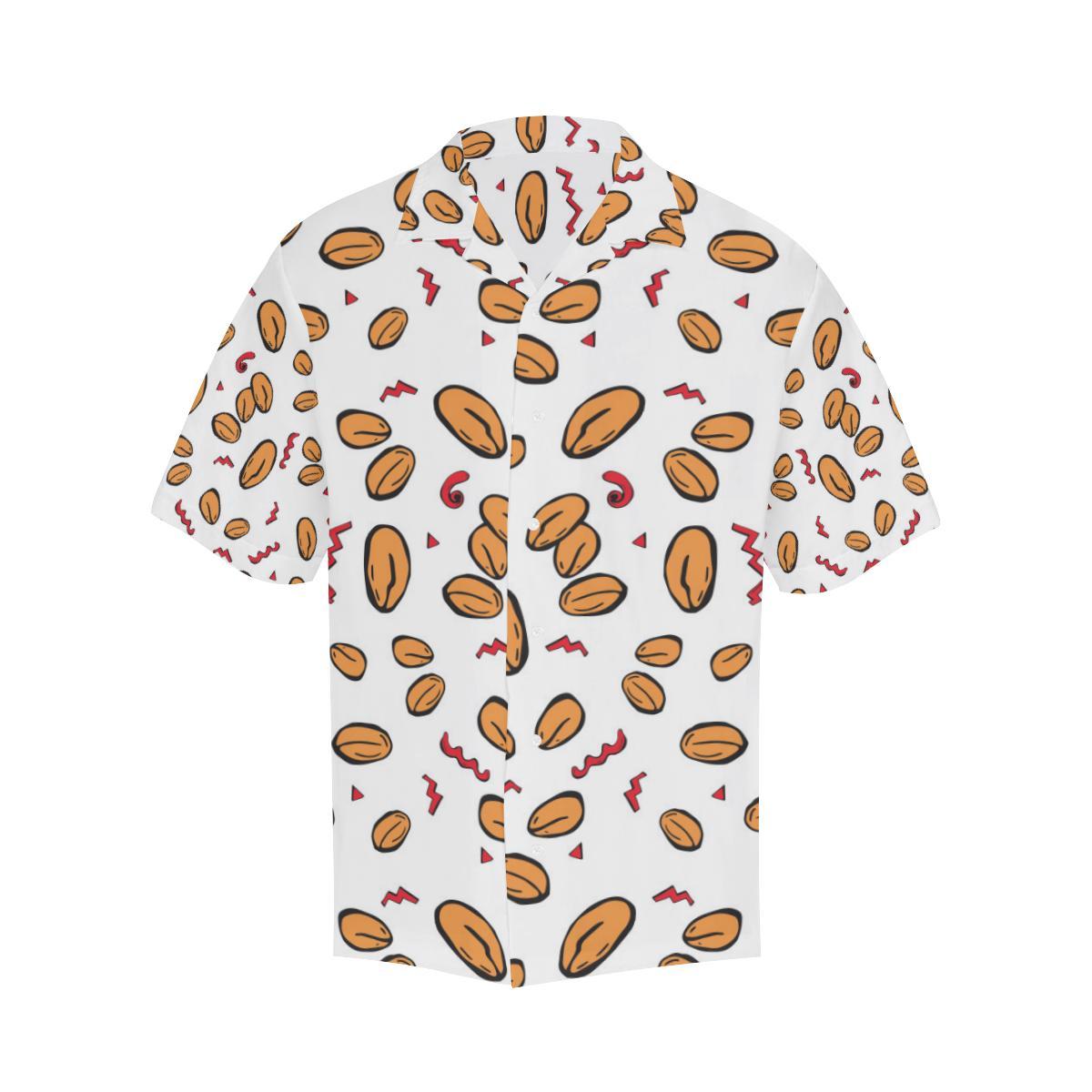 Peanuts Pattern Background Mens All Over Print Hawaiian Shirt