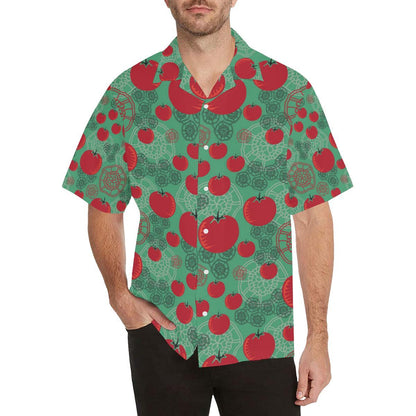 Tomato Design Pattern Mens All Over Print Hawaiian Shirt