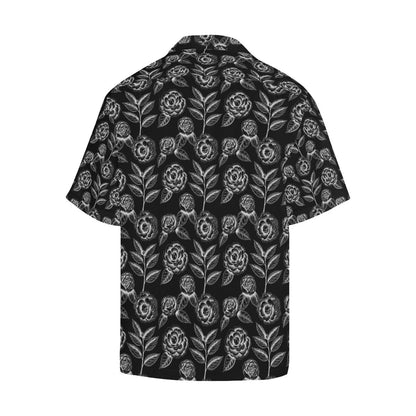 Camellia Pattern Print Design Hawaiian Shirt