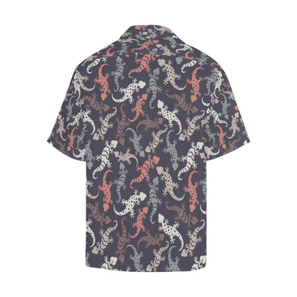 Gecko Pattern Print Design Hawaiian Shirt