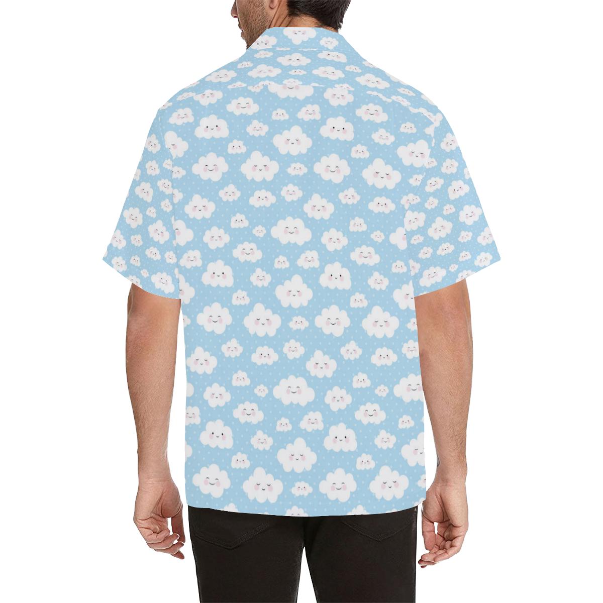 Cloud Pattern Print Design Hawaiian Shirt