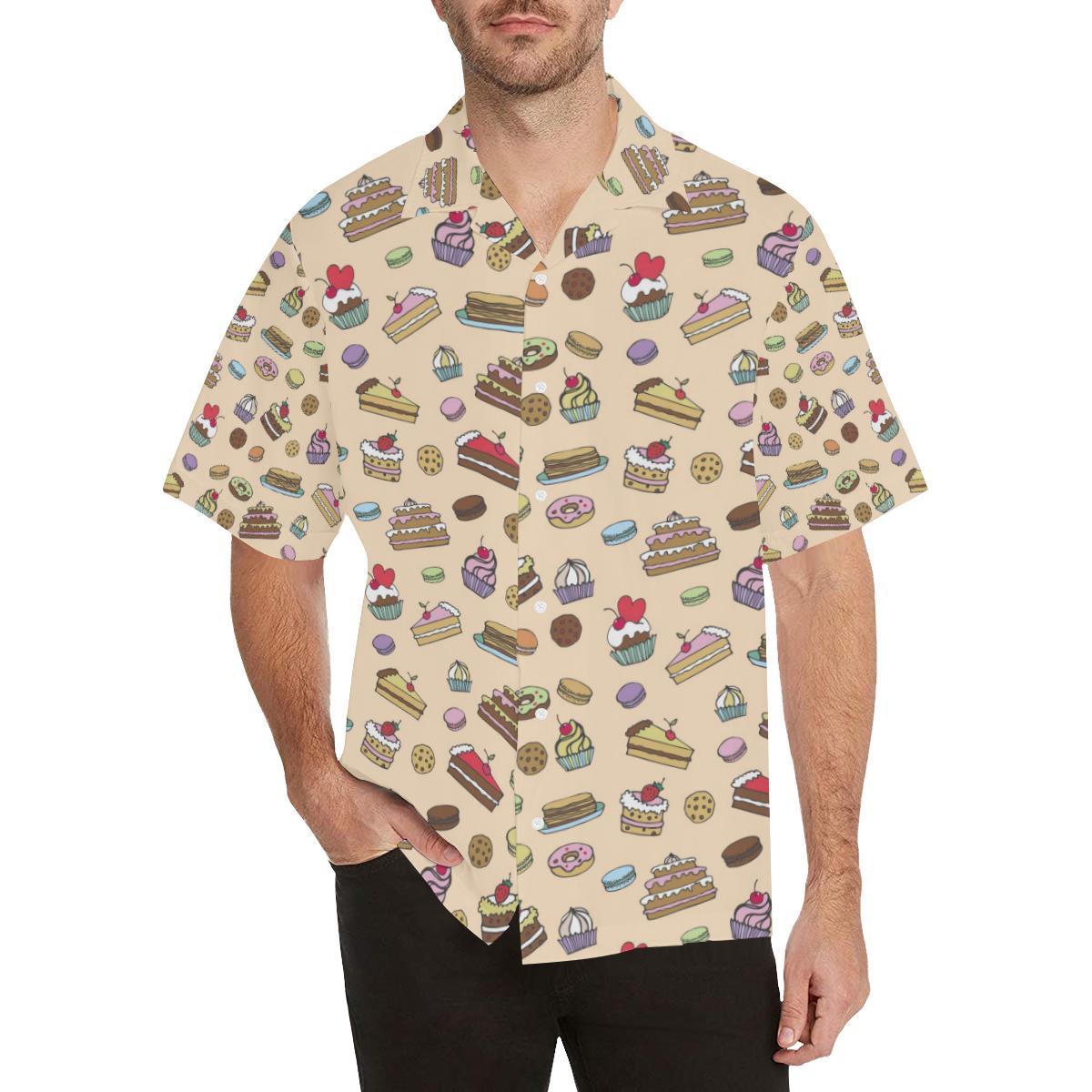 Cake Pattern Print Design Hawaiian Shirt