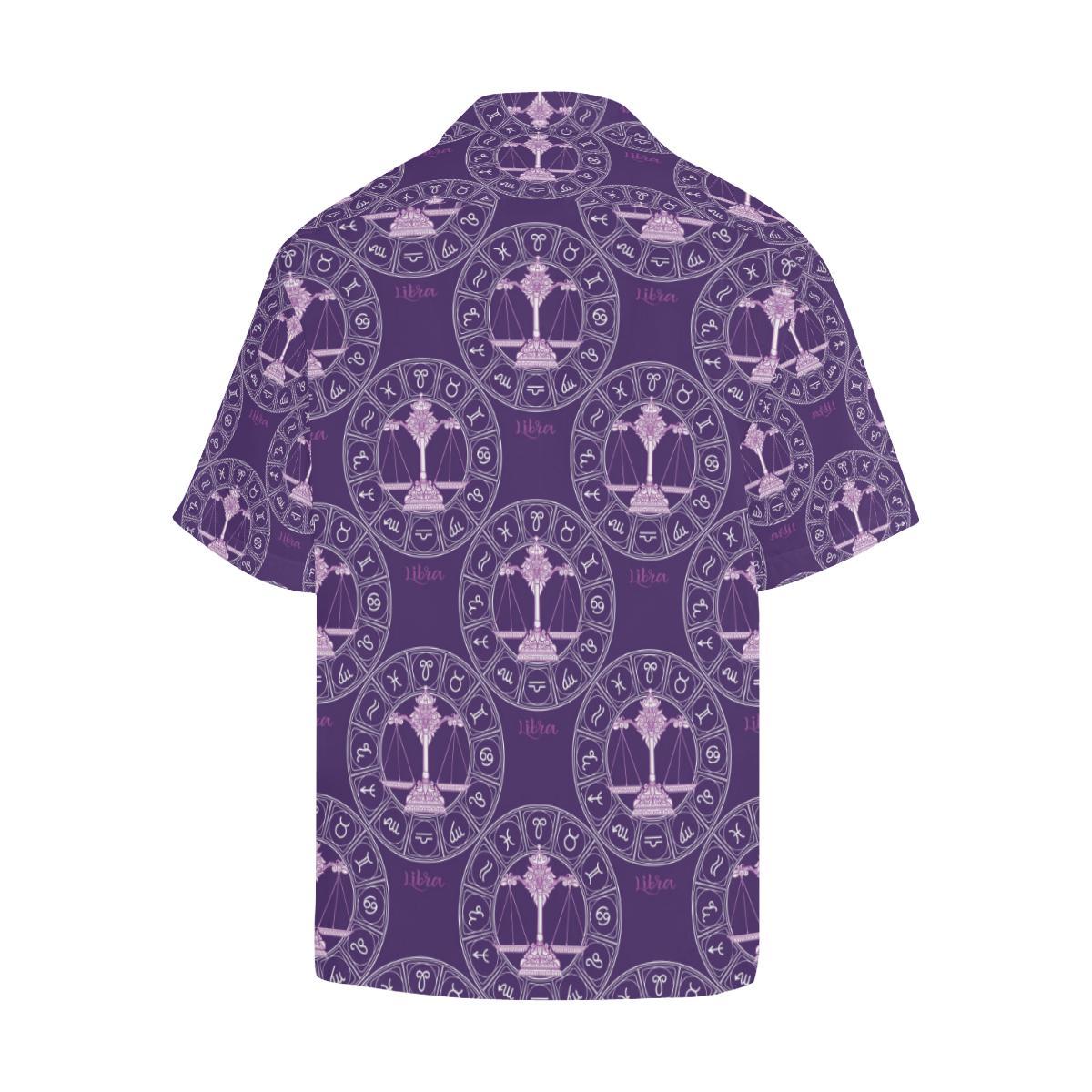 Libra Pattern Print Design Hawaiian Shirt