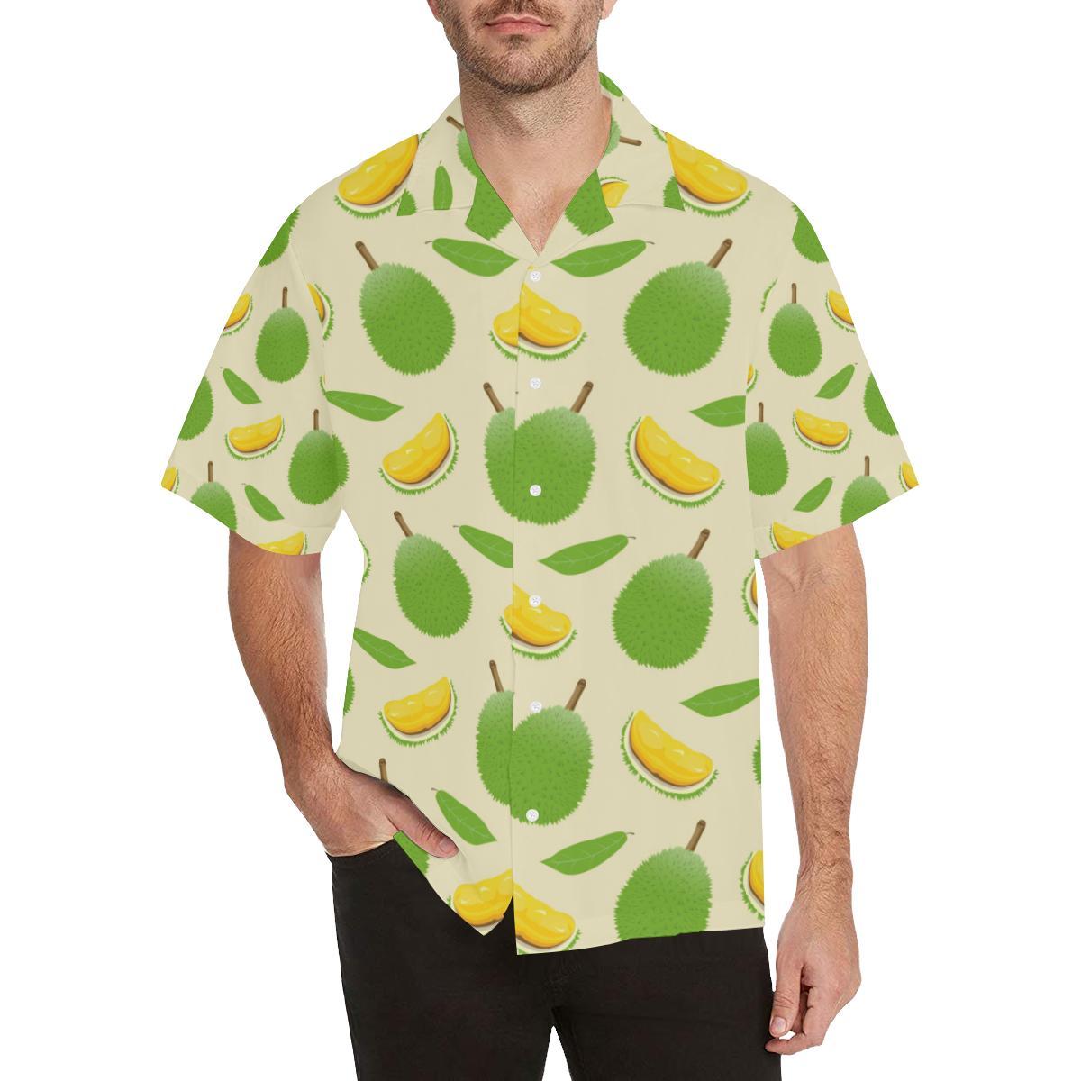 Durian Pattern Mens All Over Print Hawaiian Shirt