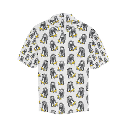 Chimpanzee Pattern Print Design Hawaiian Shirt