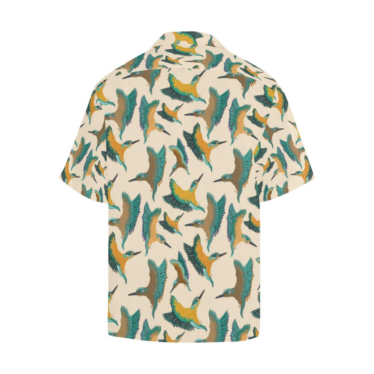 Kingfisher Pattern Print Design Hawaiian Shirt