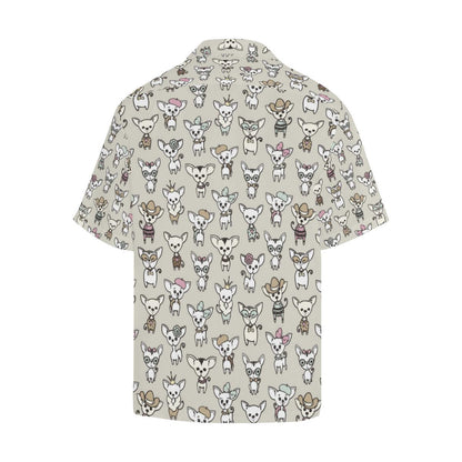 Chihuahua Pattern Print Design Hawaiian Shirt