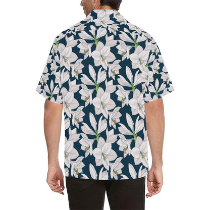 Amaryllis Pattern Print Design Hawaiian Shirt