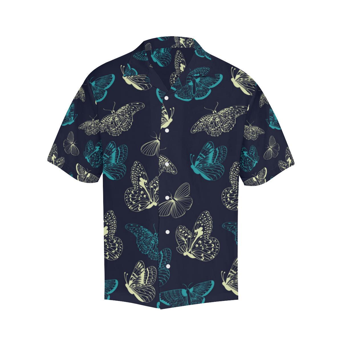 Monarch Butterfly Pattern Print Design Hawaiian Shirt