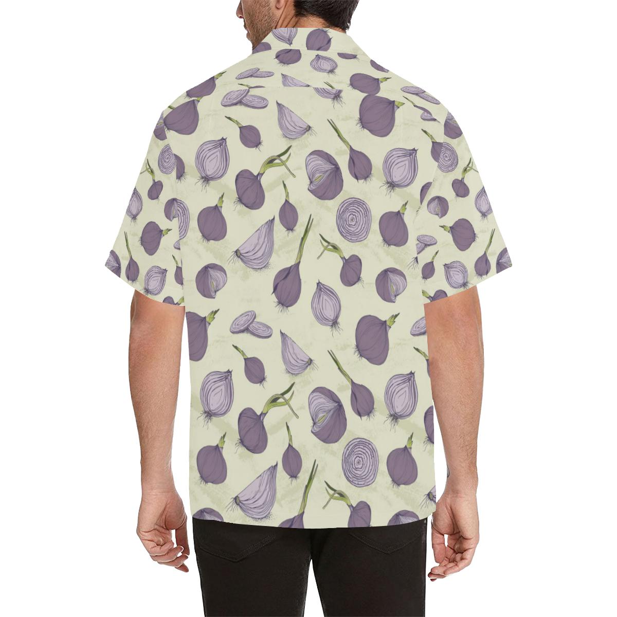 Onion Pattern Set Mens All Over Print Hawaiian Shirt