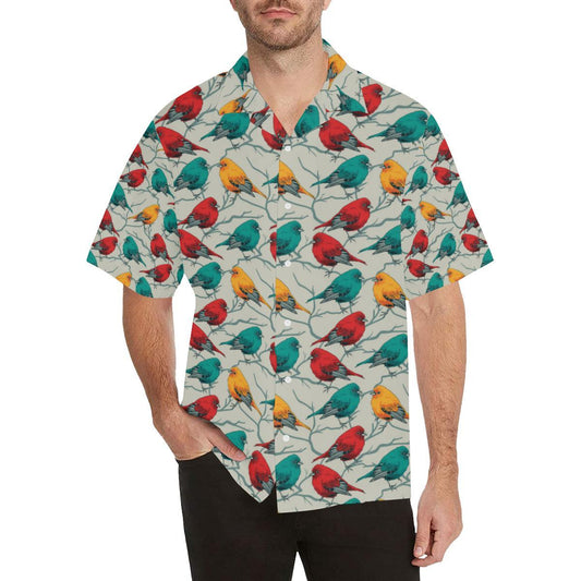 Birds Pattern Print Design Hawaiian Shirt