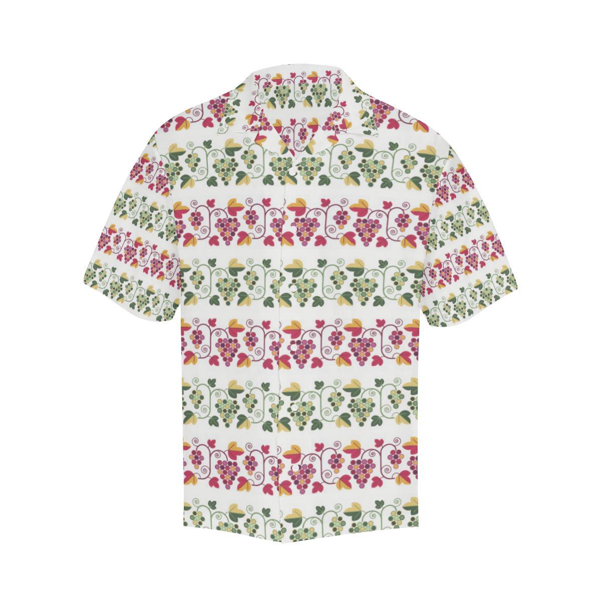 Grape Grahpic Decorative Pattern Mens All Over Print Hawaiian Shirt