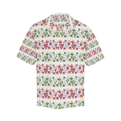 Grape Grahpic Decorative Pattern Mens All Over Print Hawaiian Shirt