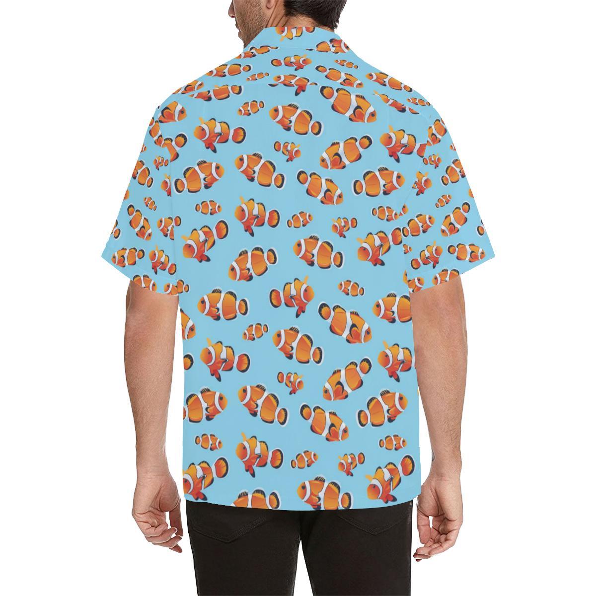 Clownfish Pattern Print Design Hawaiian Shirt