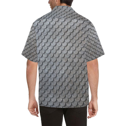 Armor Scales Pattern Print Design Hawaiian Shirt