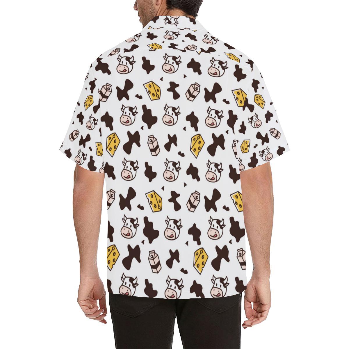 Cow Pattern Print Design Hawaiian Shirt