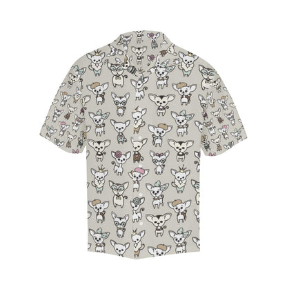 Chihuahua Pattern Print Design Hawaiian Shirt