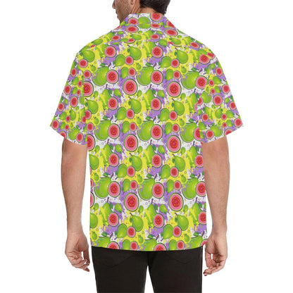Guava Pattern Mens All Over Print Hawaiian Shirt