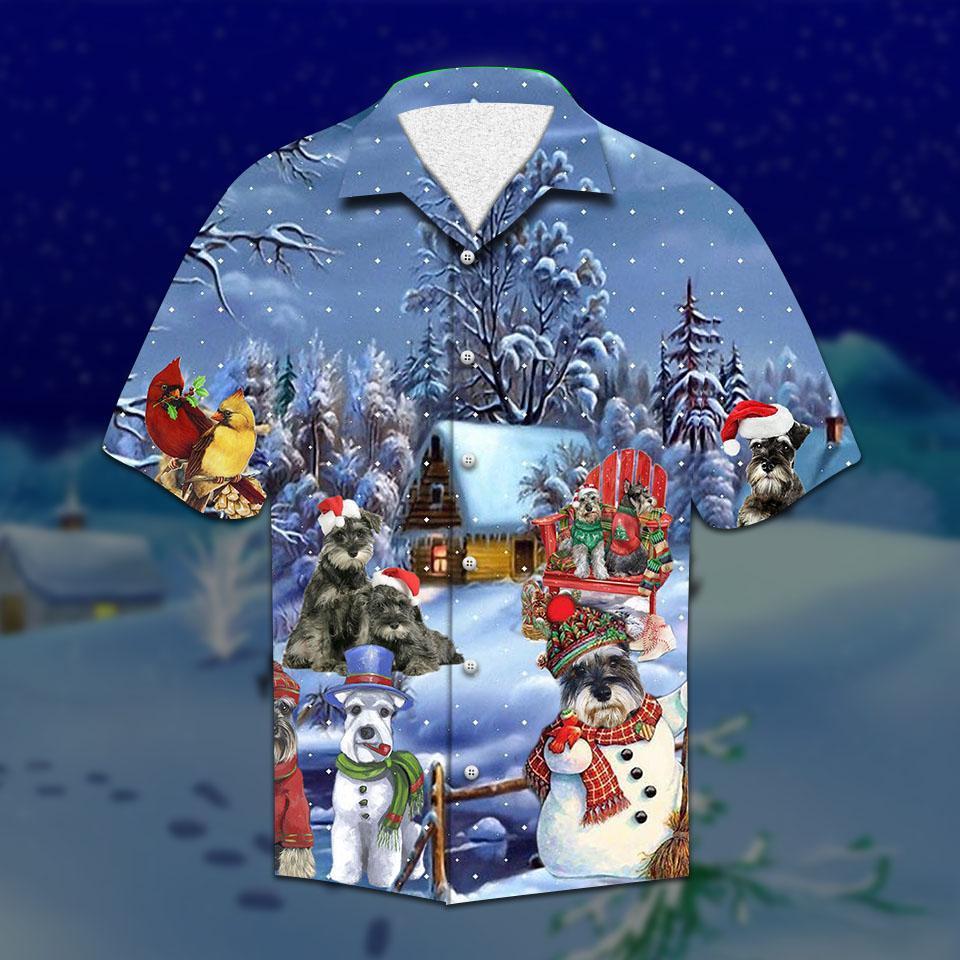 Miniature Schnauzer Christmas Hawaiian Shirt | For Men & Women | Adult | HW2118