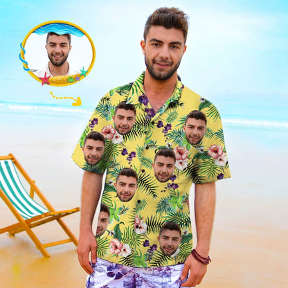 Custom Face Shirt Mens Hawaiian