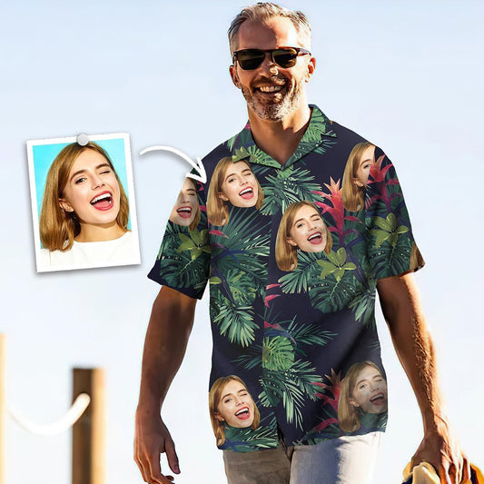 Gifts Custom Face Shirt Mens Hawaiian