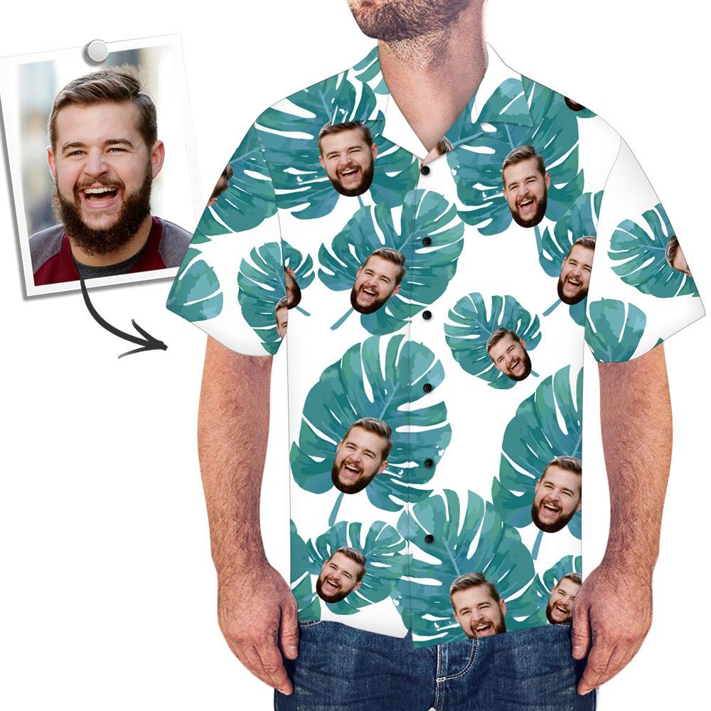 Custom Wife Face On Shirt Hawaiian Shirt Rose