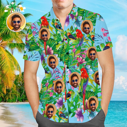 Custom Hawaiian Shirts Enjoy Summer Time Aloha Beach Shirt For Men