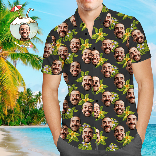 Custom Face On Shirt Hawaiian Shirt Money