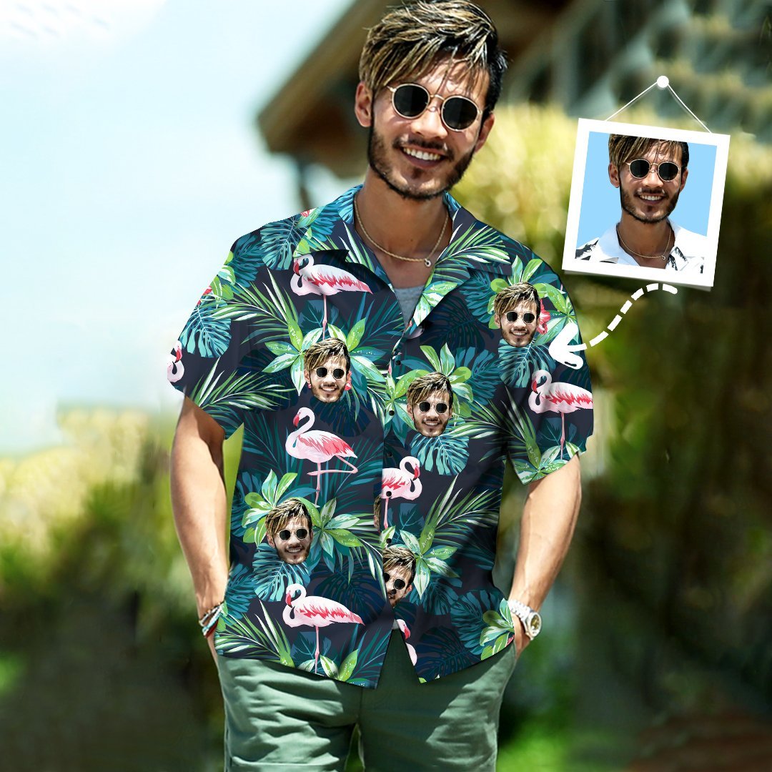 Custom Face Shirt Personalized Hawaiian Shirts With Faces Gift