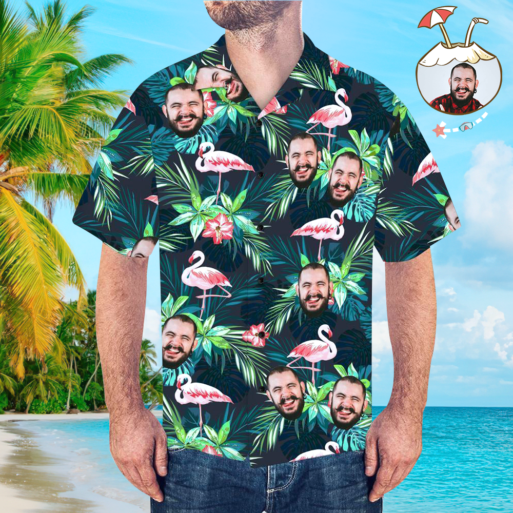 Custom Face Shirt Personalized Hawaiian Shirts With Faces Gift