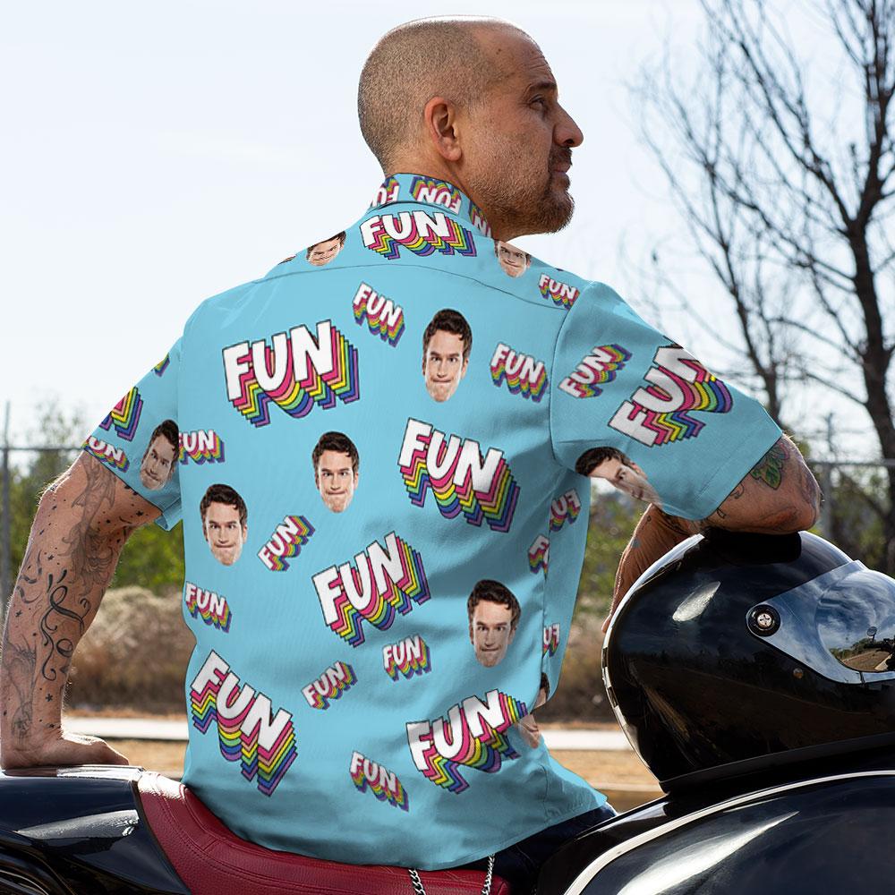 Custom Face Hawaiian Shirt Photo Aloha Beach Shirt - Have Fun