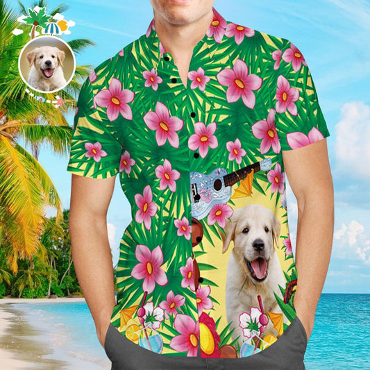 Custom Hawaiian Shirt Cool Dog Face Aloha Beach Shirt For Him