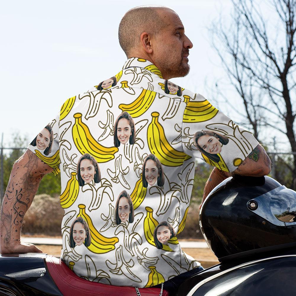 Custom Hawaiian Shirts Funny Banana Aloha Beach Shirt For Men