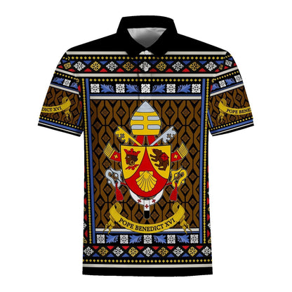 3D Hawaiian Outfit Pope Benedict Xvi Coat Of Arms Shirt