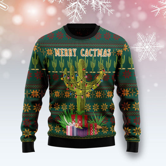 Cactus Gifts Ugly Christmas Sweater 