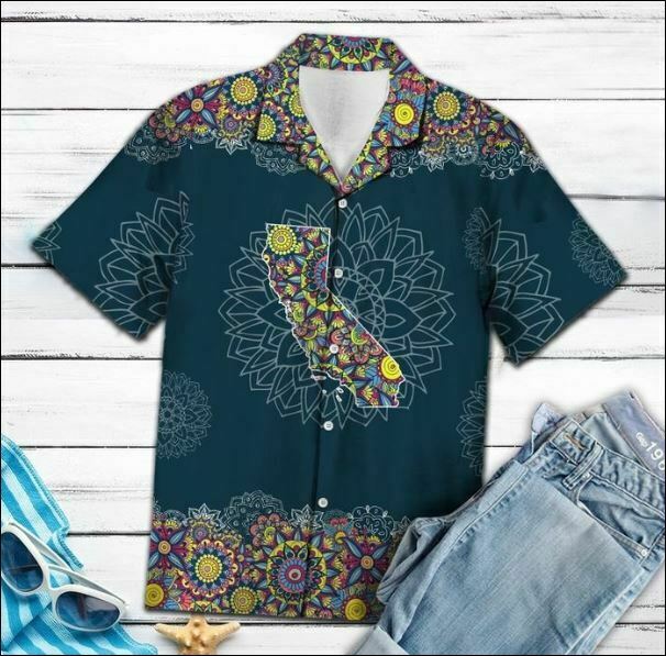 California Mandala hawaiian shirt