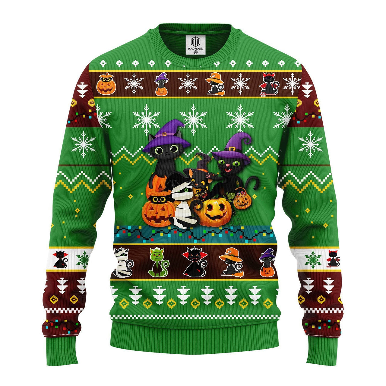 Cat Cute Witcher Noel Ugly Christmas Sweater 