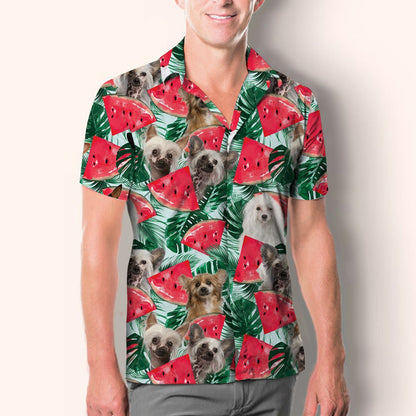 Chinese Crested - Hawaiian Shirt