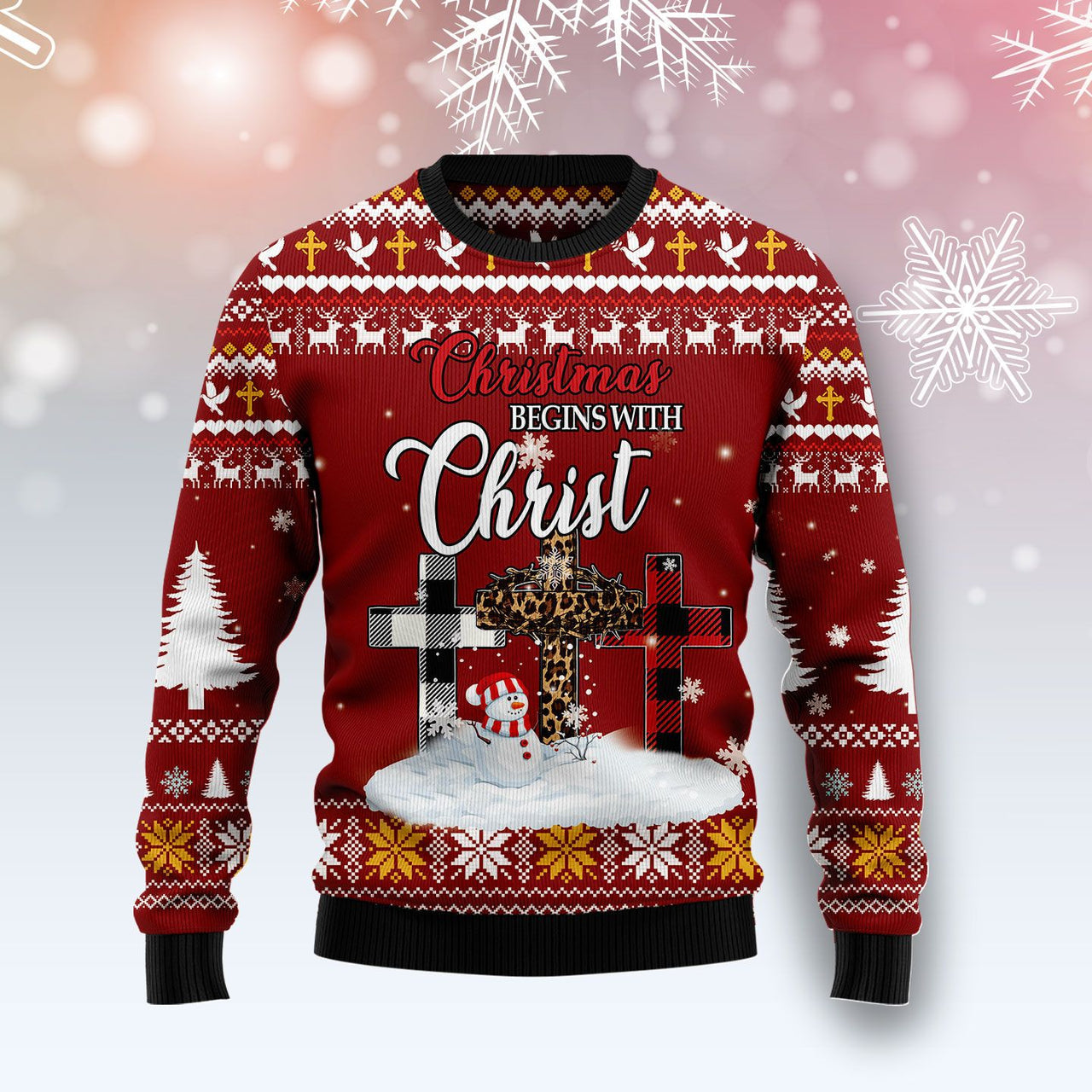 Christian Noel Ugly Christmas Sweater 