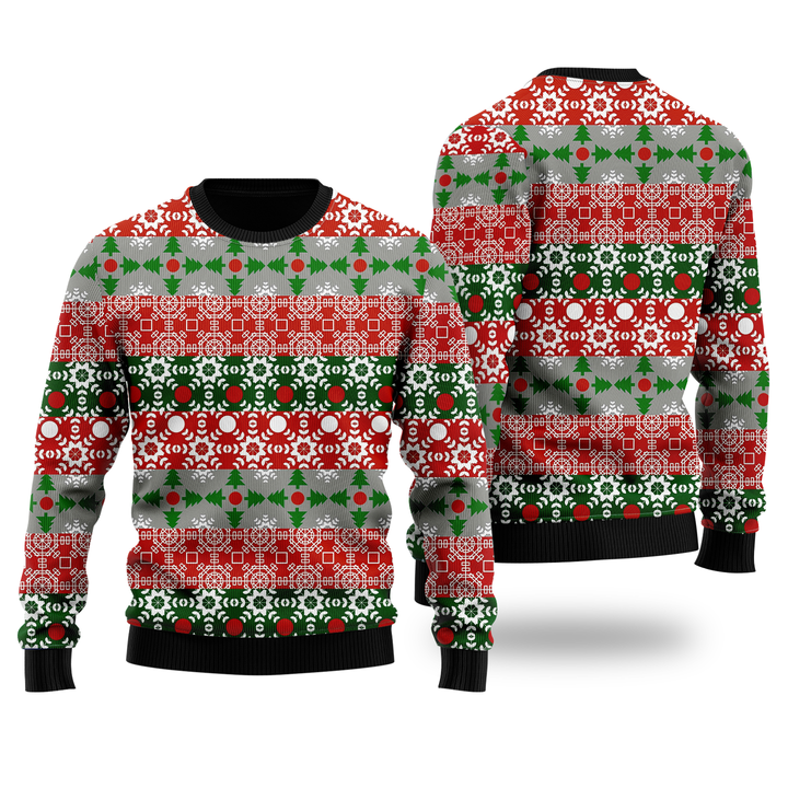 Christmas In Candinavian Pattern Ugly Christmas Sweater 