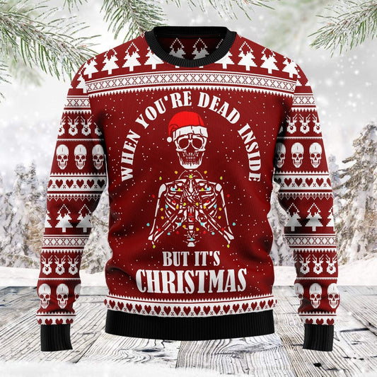 Christmas Skull Ugly Christmas Sweater 